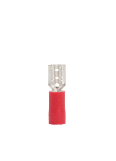 Mynd af Kapalskór rauður kvenspaði lokaður 4.8 x 0.5 mm