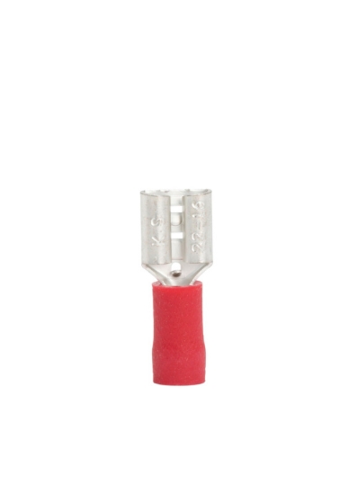 Mynd af Kapalskór rauður kvenspaði 6.3 x 0.8 mm