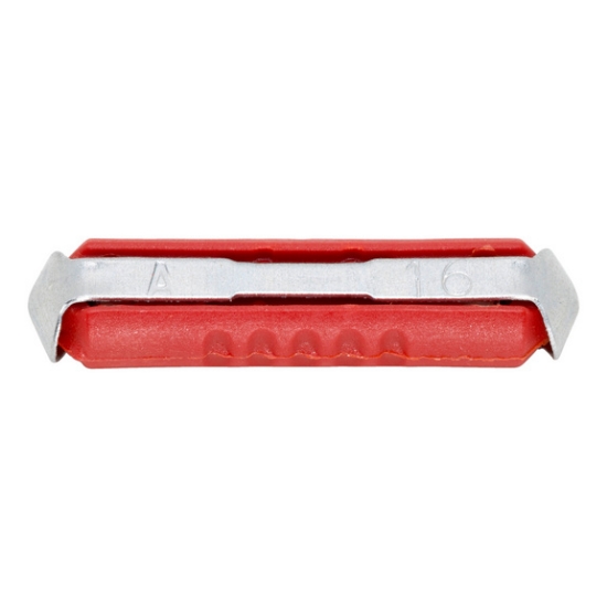 Mynd af Öryggi plast 25x6mm 16amp rautt