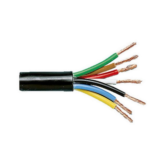 Mynd af Rafm.vír 2-leiðari 2x0,75mm² sv/hv 50m