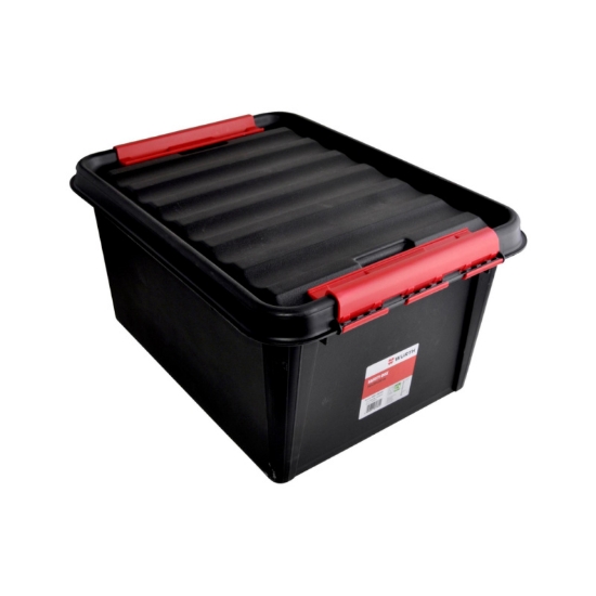 Mynd af Plastkassi svartur 40x30x19cm PRO15, 14L