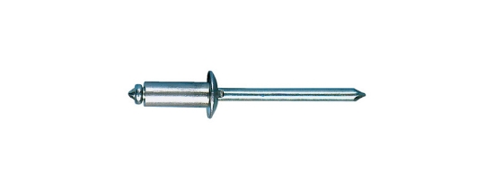 Mynd af Hnoð ál/stál 4x10mm (5,0-6,5)