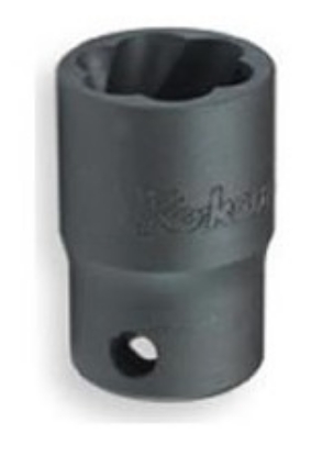 Mynd af 3/8' Sneriltoppur 10mm