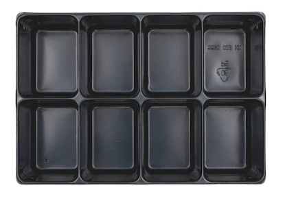 Mynd af 8 hólfa plast fyrir 4.4.2 skipulagstösku
