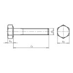 Mynd af Bolti m.legg A4-70  20x170
