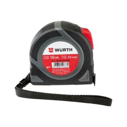 Mynd af Málband br.25mm 10m höggvarið