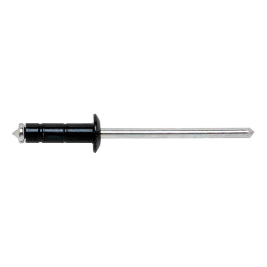 Mynd af Hnoð ál/stál 4x13mm (4,0-9,6)  svart