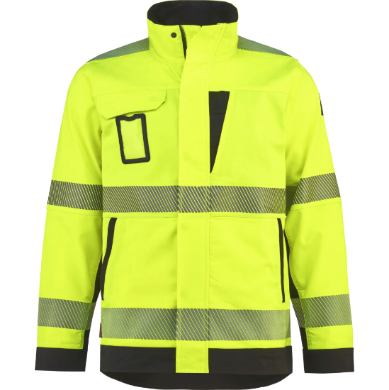 Mynd af Nordic vinnujakki Hi-Vis gulur ENISO20471-3 stærð L (large)