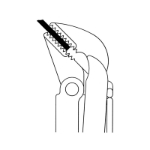 Mynd af Rörtöng 1 1/2´  45°   L426mm