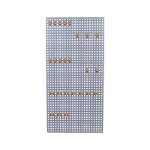 Mynd af Verkfæratafla 950x475mm - m.25 krókum grá