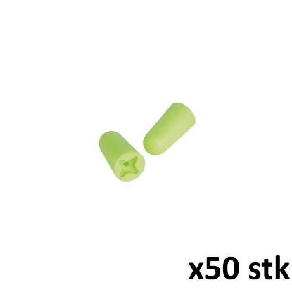 Mynd af Eyrnatappar X100  50 pör grænir
