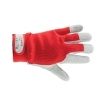 Mynd af Rauðir hanskar - 12 pör saman - stærð 8