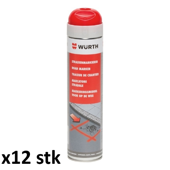 Mynd af Götulakk rautt  600ml - 12 stk saman