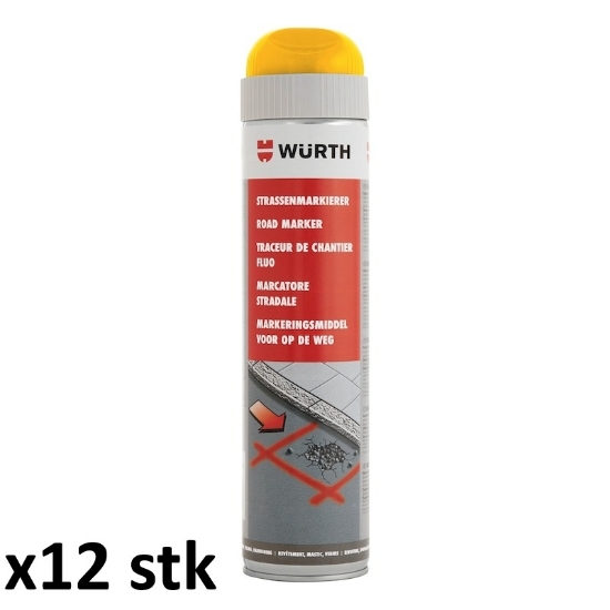Mynd af Götulakk gult  600ml - 12 stk saman