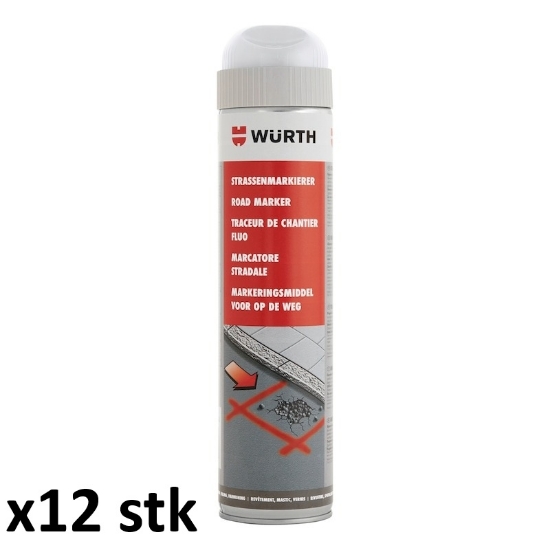 Mynd af Götulakk hvítt  600ml - 12 stk saman