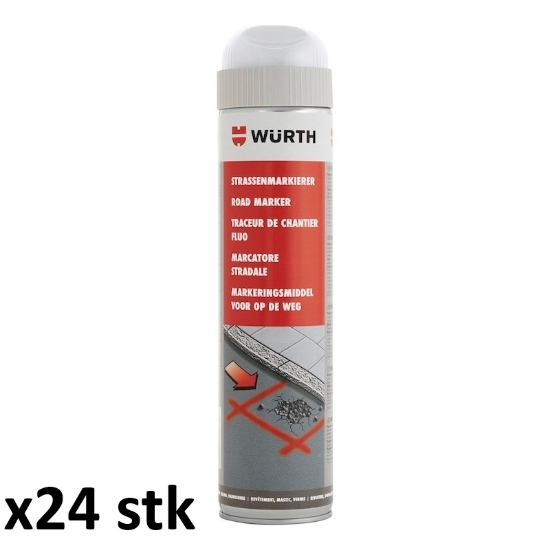 Mynd af Götulakk hvítt  600ml - 24 stk saman
