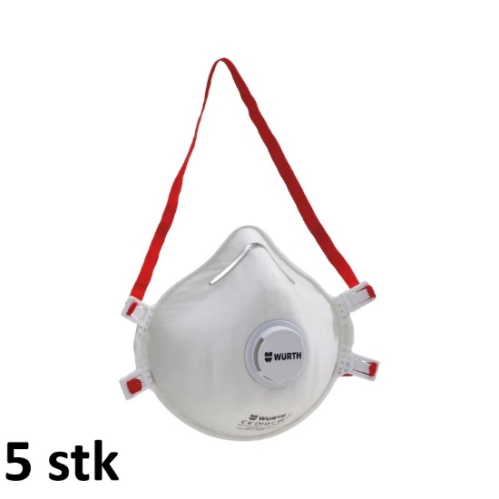 Mynd af Rykgríma með ventli CM3000 FFP3D - 5 stk saman