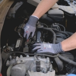 Mynd af TIGERFLEX® Plus hanskar - 12 pör saman - Stærð 10