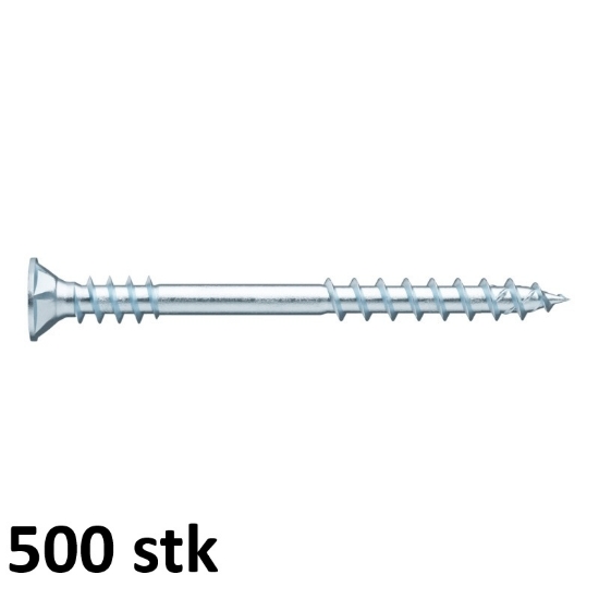 Mynd af Tréskrúfa tvíg. ASSY®4 P 4x30  RW20 - 500 stk saman