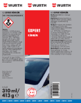 Mynd af Rúðulím Expert 310ml