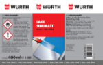 Mynd af Lakk svart silkimatt  400ml