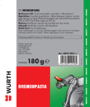 Mynd af Bremsupaste  180g