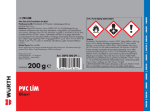 Mynd af PVC lím í túpu glært  200g