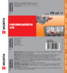 Mynd af Pakkningasilíkon, rautt  70ml