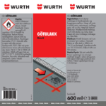 Mynd af Götulakk rautt  600ml