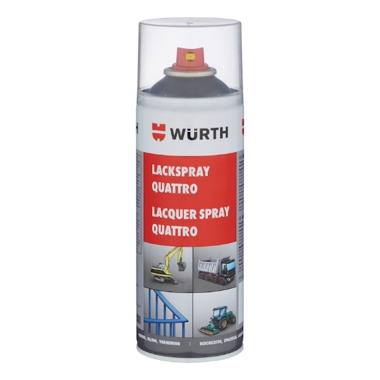 Mynd af Quattro lakk Grafít svart RAL9011 400ml