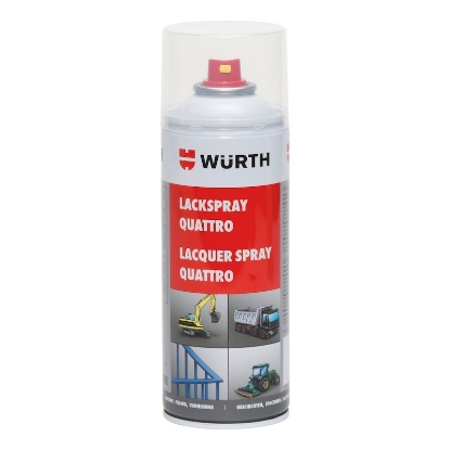 Mynd af Quattro lakk Hvítt R9010 400ml