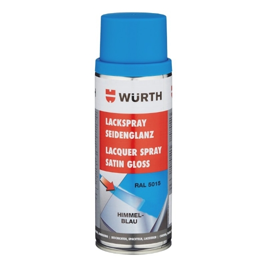Mynd af Lakk himinblátt silkimatt 400ml