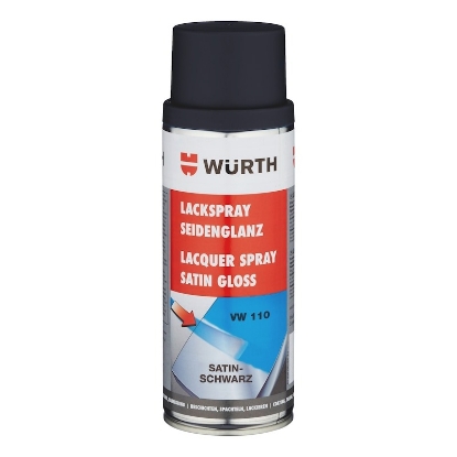 Mynd af Lakk satin svart  VW110,  400ml