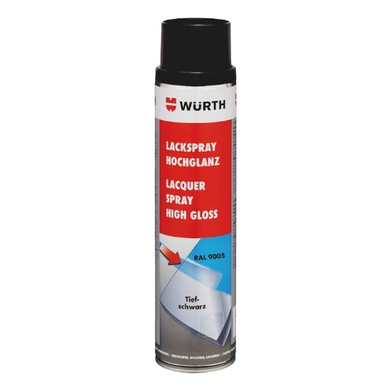Mynd af Lakk svart glans  600ml