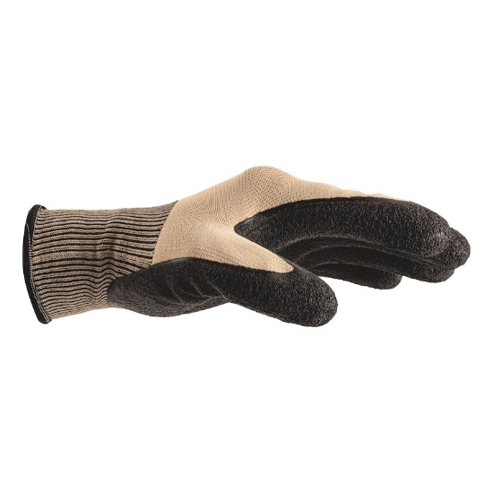 Mynd af Ecoline brúnir gúmmígripsvettlingar