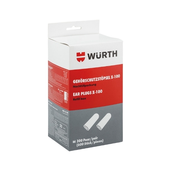 Mynd af Eyrnatappa áfylling X100 grænir 300 pör