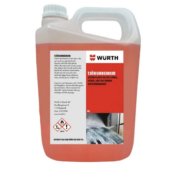Mynd af Tjöruhreinsir fyrir bíla rauður - 4L
