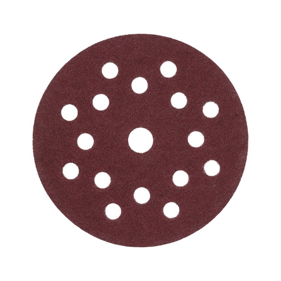 Mynd af Sandpappír m.frönskum Brúnn D125mm  P150  fjölgata