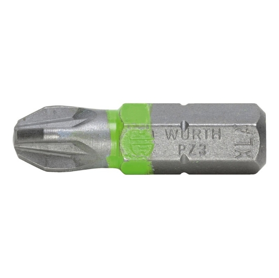 Mynd af Skrúfbiti 1/4' 25mm Pz3 græn