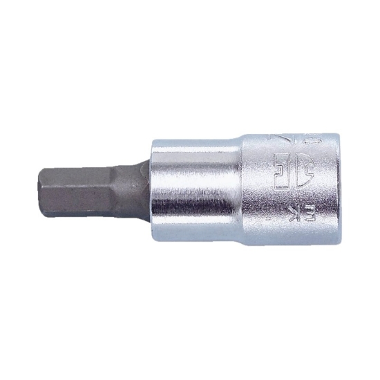 Mynd af ¼' Sexkant bitatoppur 6mm