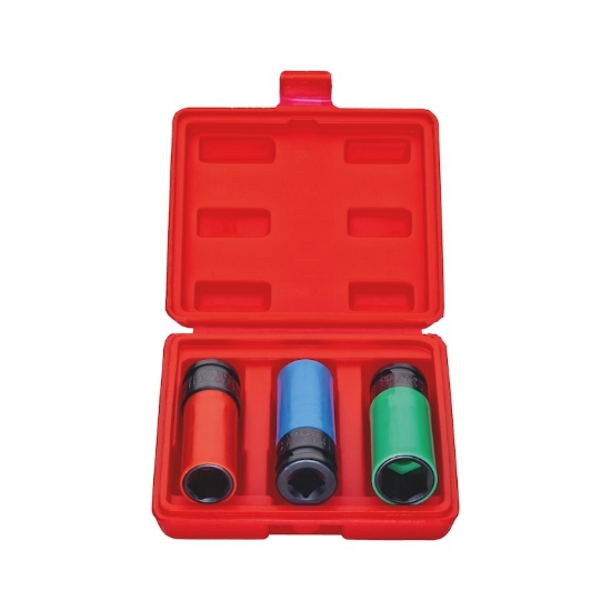 Mynd af ½' Felgutoppasett 17-19-21mm