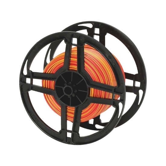 Mynd af Rafmagnsvír 0,75 rauð/gul 100m