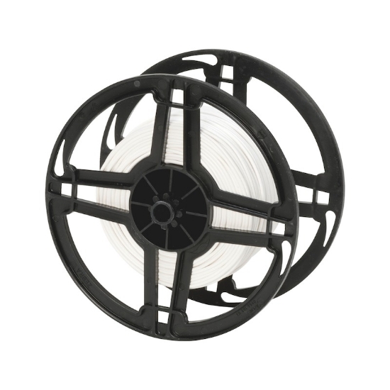 Mynd af Rafmagnsvír 0,75 hvítur 100m