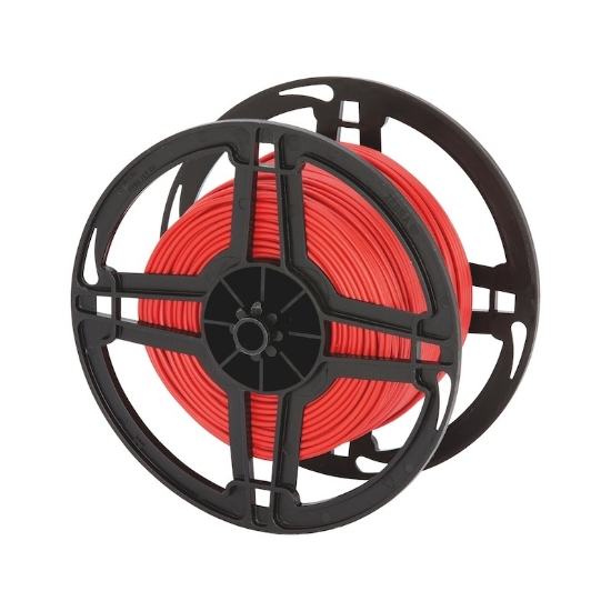 Mynd af Rafmagnsvír 1,0 rauður 100mtr