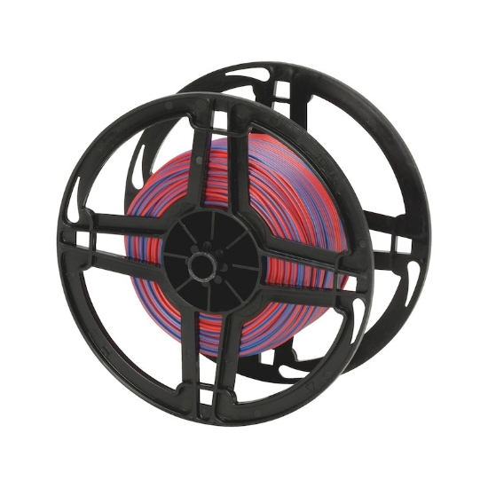 Mynd af Rafmagnsvír 0,75 rauð/blá 100m