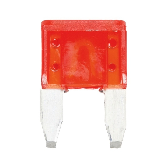 Mynd af Stingöryggi silfur lítil 10amp rauð