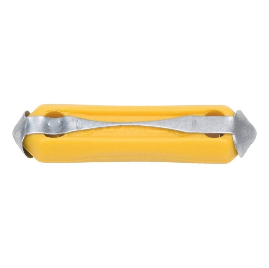 Mynd af Öryggi plast 25x6mm 5amp gult