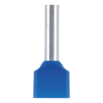 Mynd af Endahulsa fyrir 2 víra 2,5x13 blá