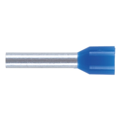 Mynd af Endahulsa einangruð  2,5x12mm  blá