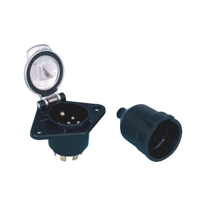 Mynd af Vagntengi 7 póla á bíl 24V innfellt